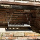 parrilla argentina acero inoxidable para carbon 2